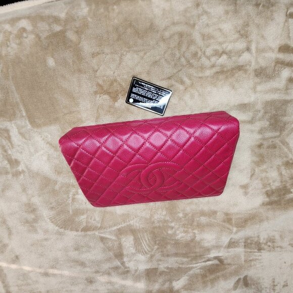 Chanel Dark Pink Clutch Bag 99568, Authentic - Picture 3 of 12